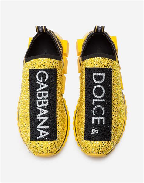 dolce gabbana sneakers yellow